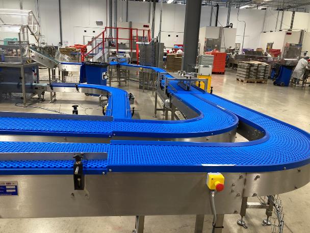 Modular Plastic Belt Conveyor System