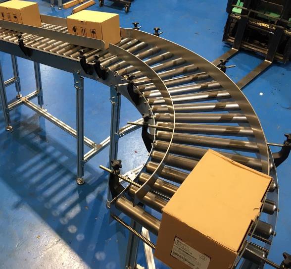 Warehouse Conveyors using Gravity Roller Conveyors