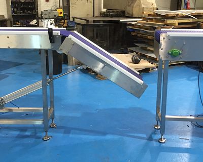 Bi Folding Conveyor with Pivot Action