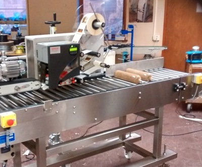 Roller Conveyor Inkjet and Labeling